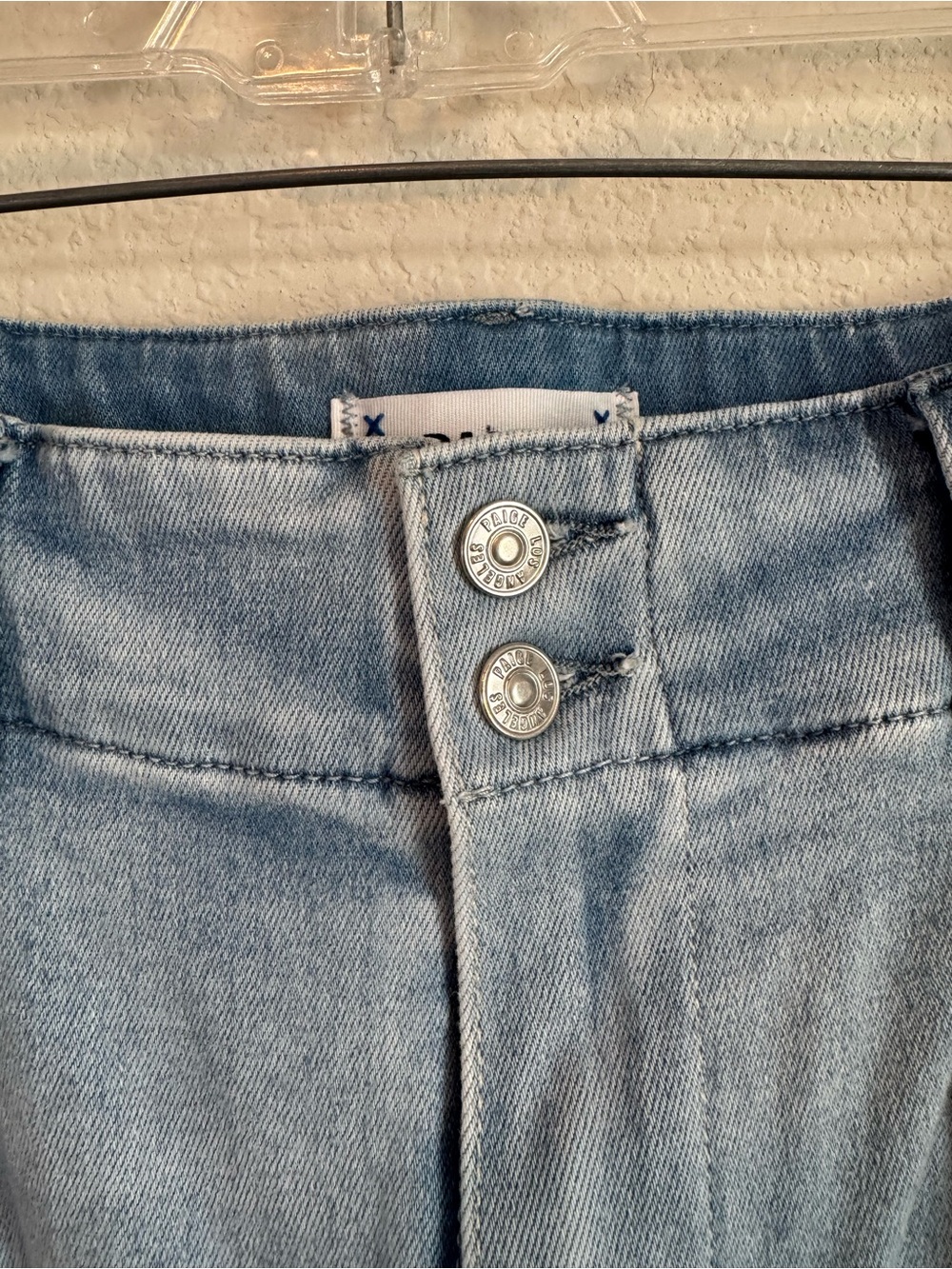 Paige Denim Brooklyn Light Wash Wide Leg Mid Rise Makenna Wash Jeans Size 28 - Picture 4 of 11